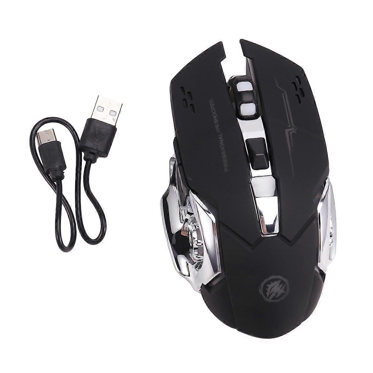 Silent Wireless Mouse USB Rechargeable Gaming Computer Rechargeable Bluetooth Mouse for PC and Lapt