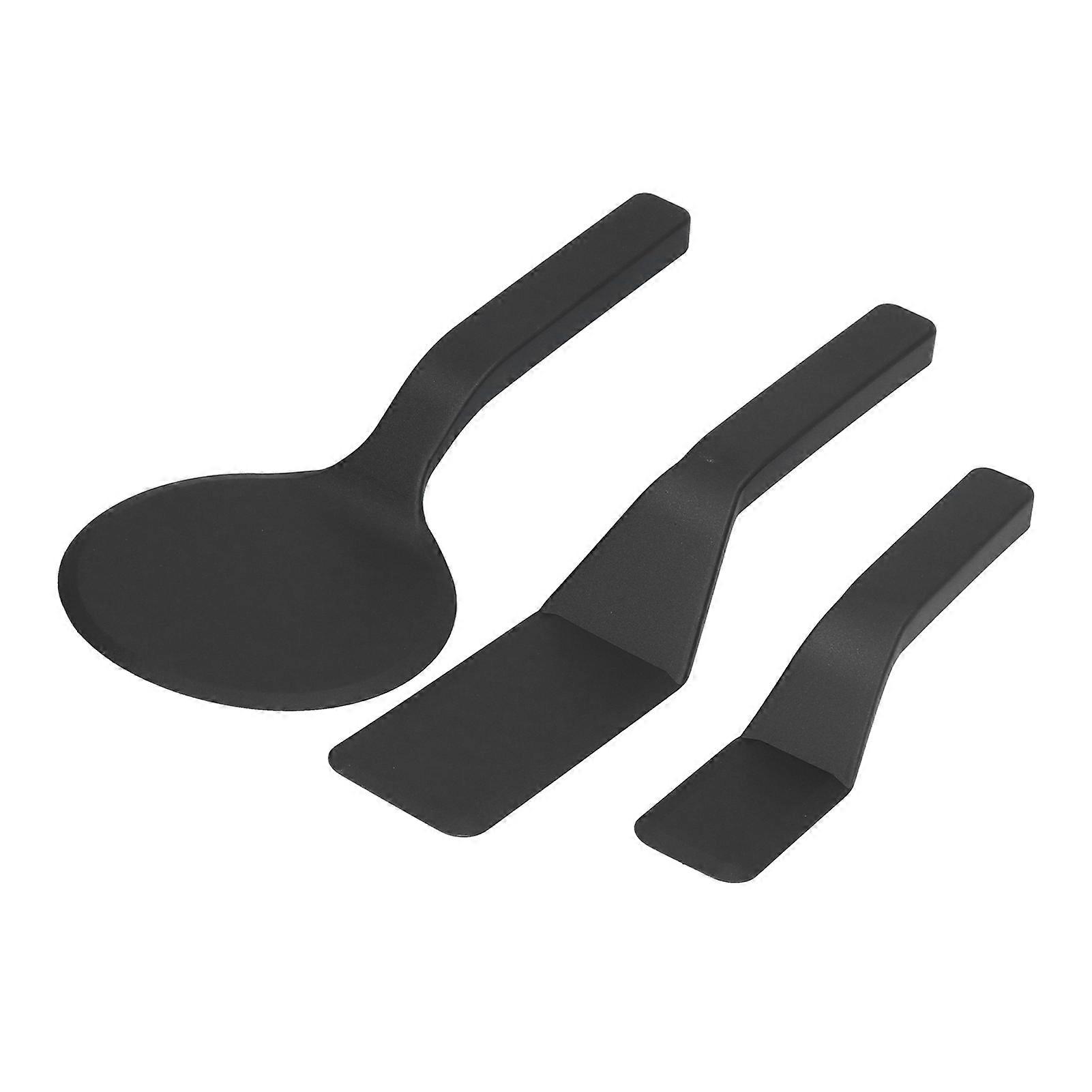 3Pcs Spatula Set Nylon Scraper with Beveled Edge Kitchen Utensils For Frying Egg Bread Muffins
