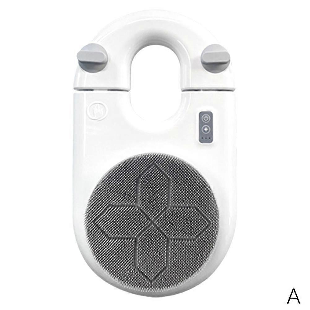 Household electric bath scrubber wall mounted bath back scrubber bath brush