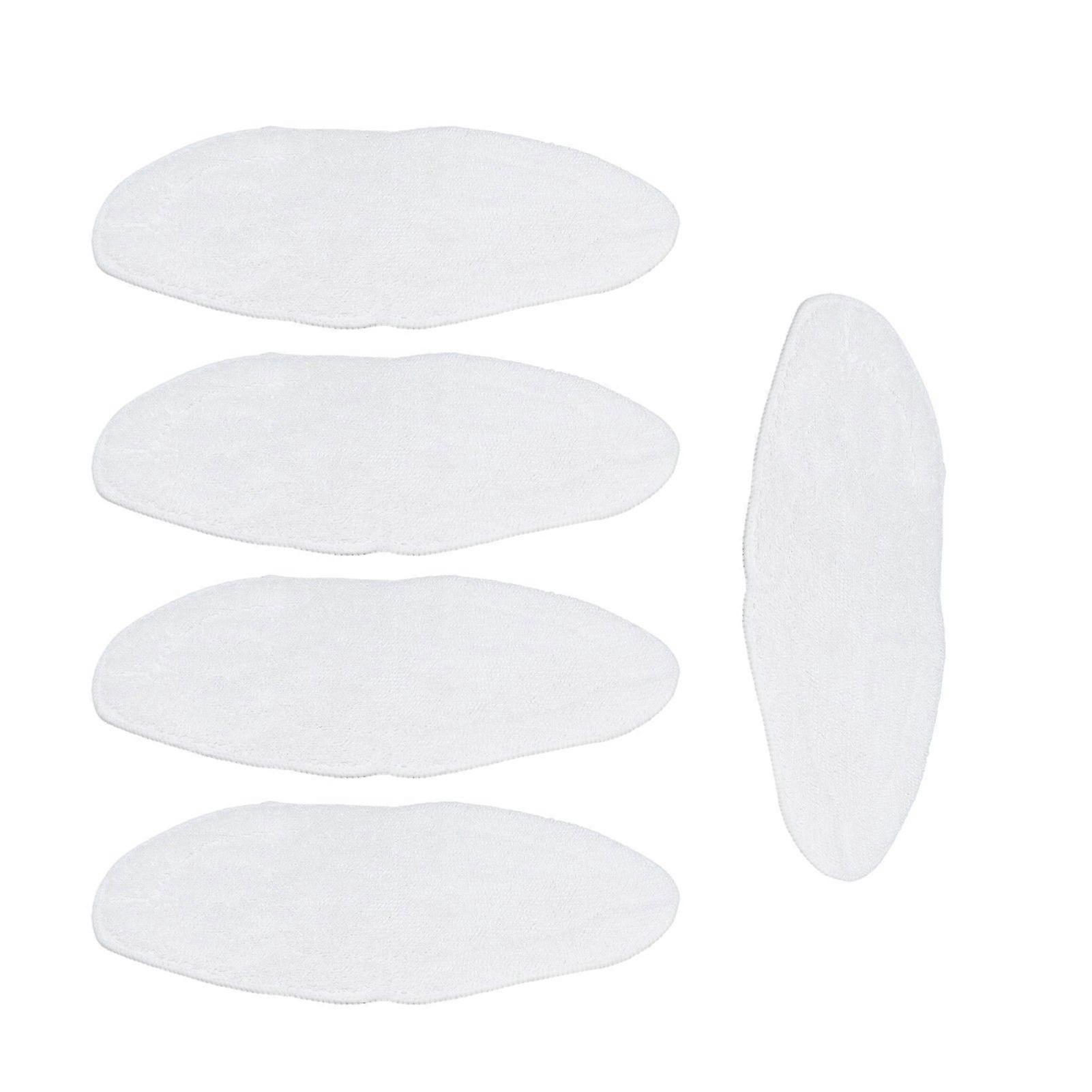 5 stk. mikrofibermopp-rengjøringspute, erstatning for moppeklut, passer til POLTI Kit Mop