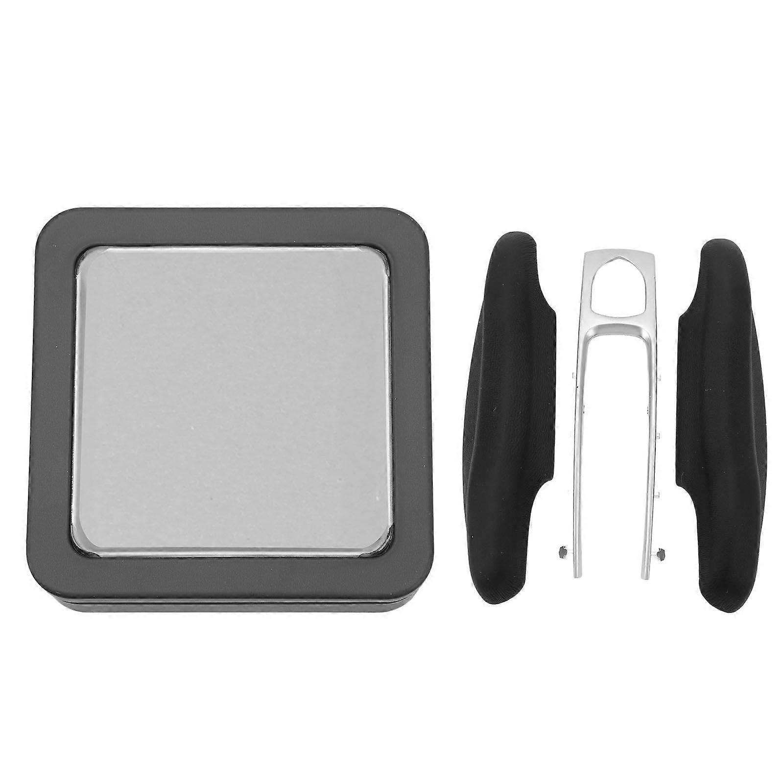 Car Smart Key Cover Case Leather Keyless Entry Remote Key Fob Protector Shell for Panamera Cayenne 911 Taycan Black