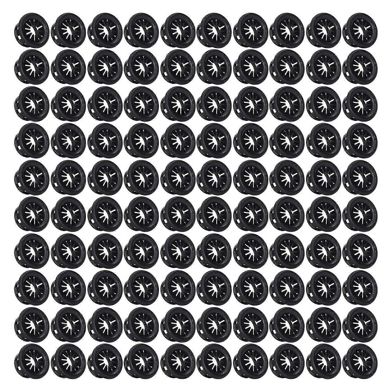 200Pcs Cable Grommets Stable Fixation Fire Resistant Pa66 Insulated Buckle Type Cord Wire Hole Cover
