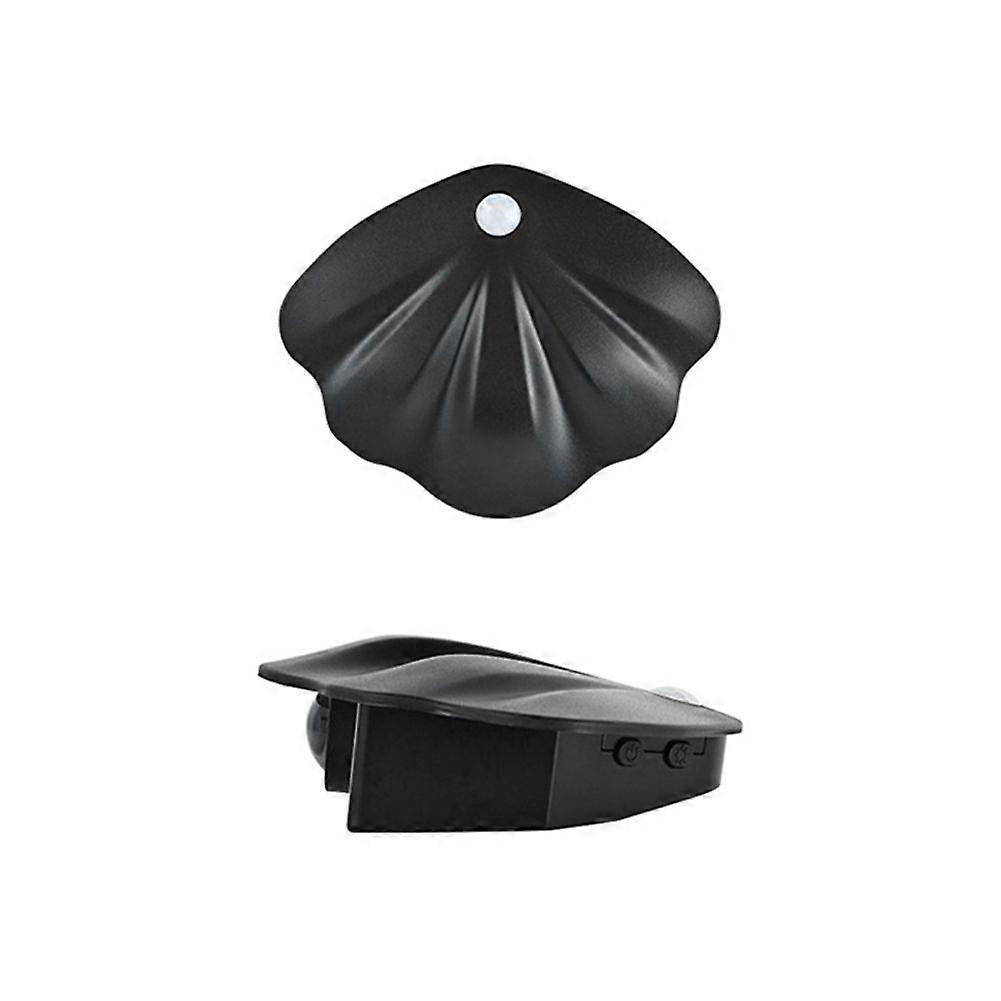 Night Light Motion Sensor Shell Shaped Spotlight Rechargeable Bedroom Corridor Staircase Mural Deco