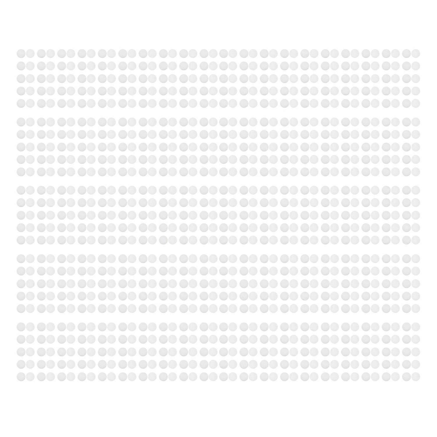 500 Pair Round Hook and Loop Fastener Dots Transparent Double Sided Stick Back Self Adhesive Dots fo