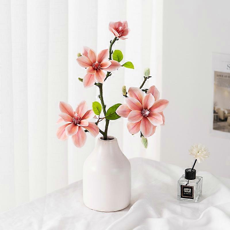 Tri-Pack Ramas de Magnolia Coral con Bolsa