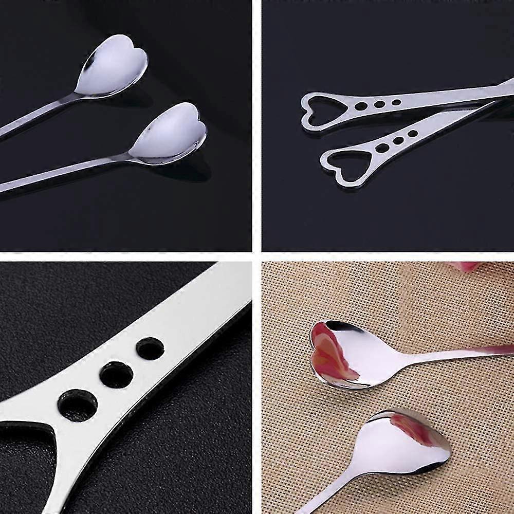 Stainless Steel Coffee Spoon, Heart Shaped Coffee Spoon
