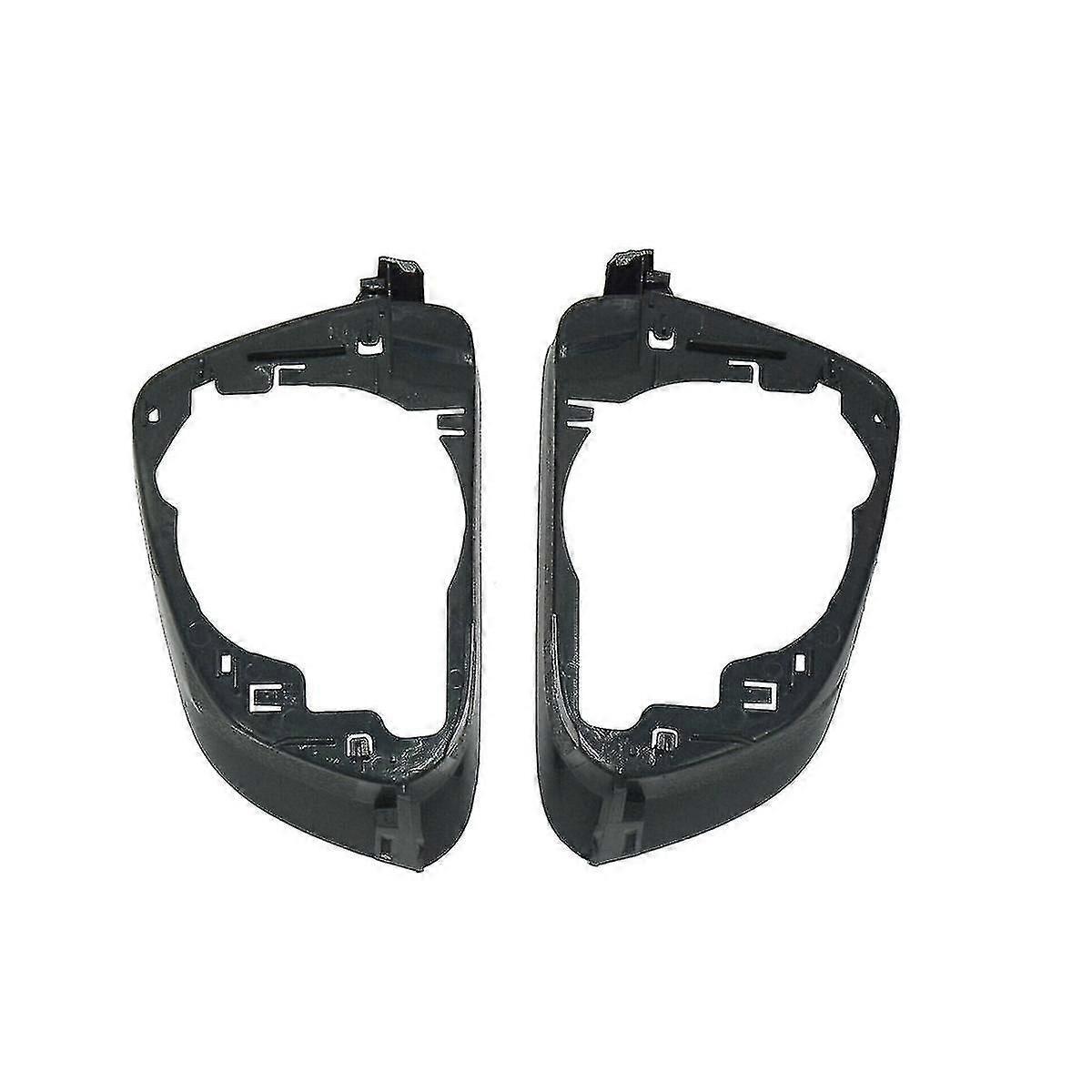 1pair Car Side Wing Rearview Mirror Cover Frame Black For All Molde