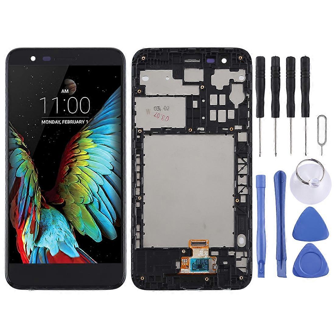 Ecran LCD TFT pour LG K30 / K10 (2018)/ X410 Numériseur Assemblage Complet avec Cadre (Noir)