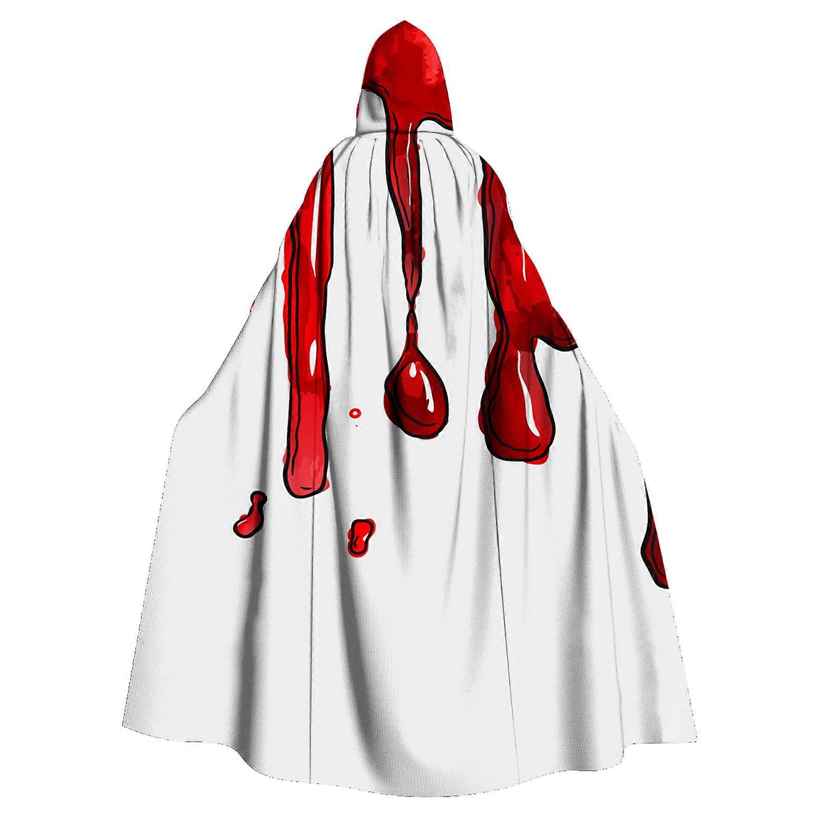 Traje de moda unisex capa larga con capucha para festivales