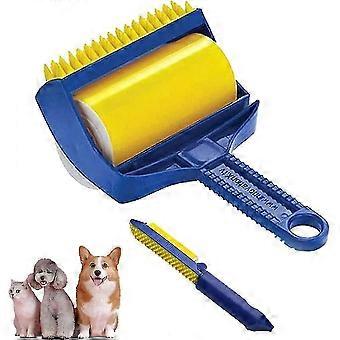 Pet Hair Remover,reusable Washable Sticky Lint Roller For Pet Hairs, Clothes, Carseats WJF