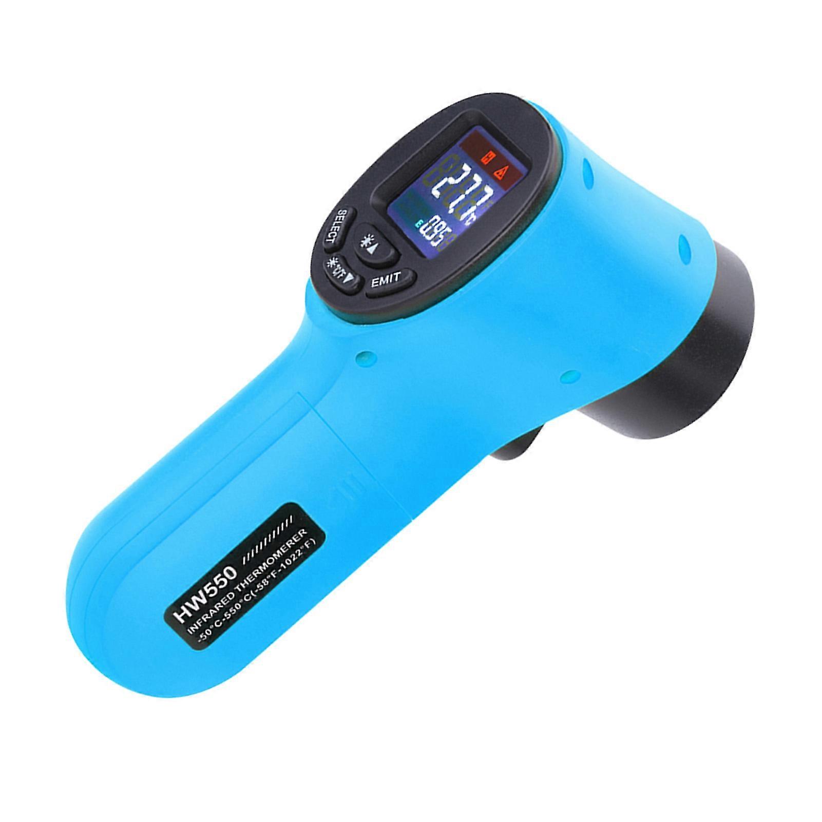 Handheld -50~550℃ Infrared Thermometer 12:1 Targrt Positioning Non-contact Temperature Meter Color LCD Screen Digital Thermometer