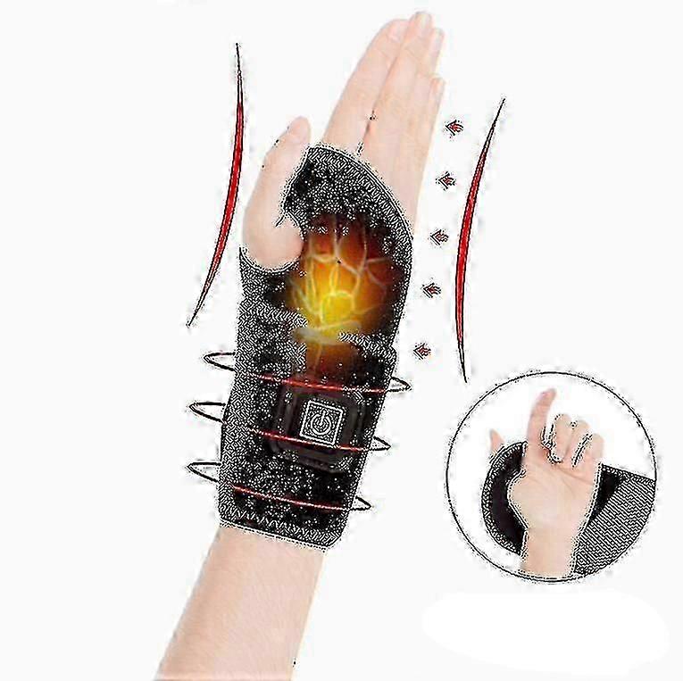 Tutore riscaldato per mano e polso, involucro riscaldato elettrico riscaldante per polsi