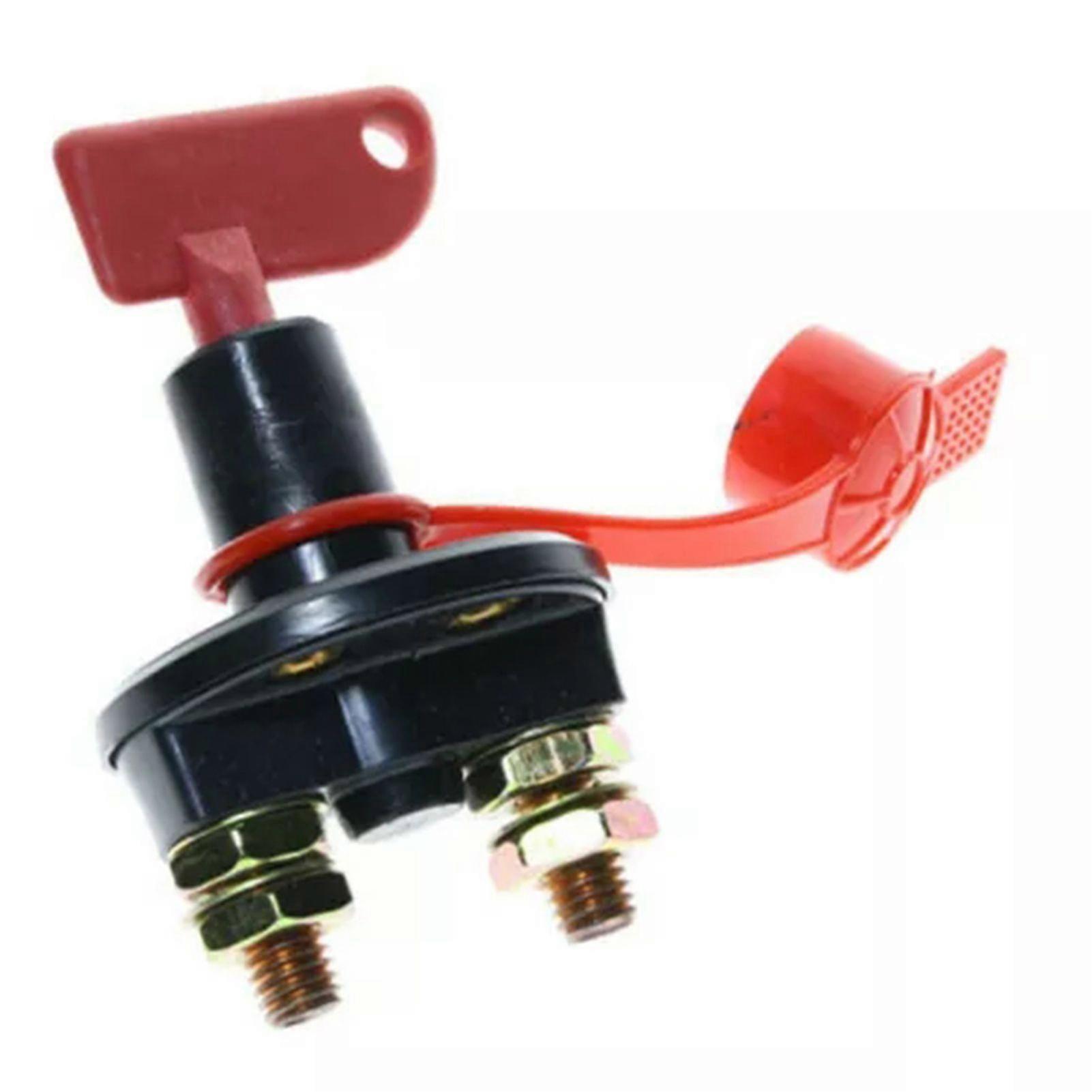 12V 24V Disconnect Battery Isolators Cut Off Kill Switch with Key Battery Power Isolators Kill Switch
