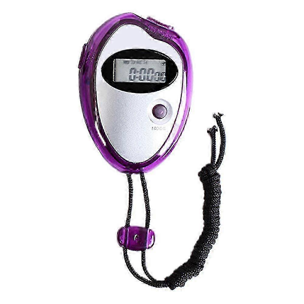 Digital Stopwatch Timer - Interval Timer with Large Display Purple f54