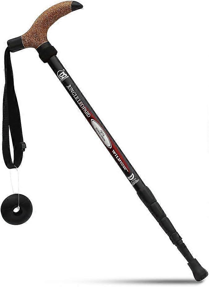 Aluminum Alloy Retractable Trekking Pole Telescopic Adjustable Anti-static Hiking Pole