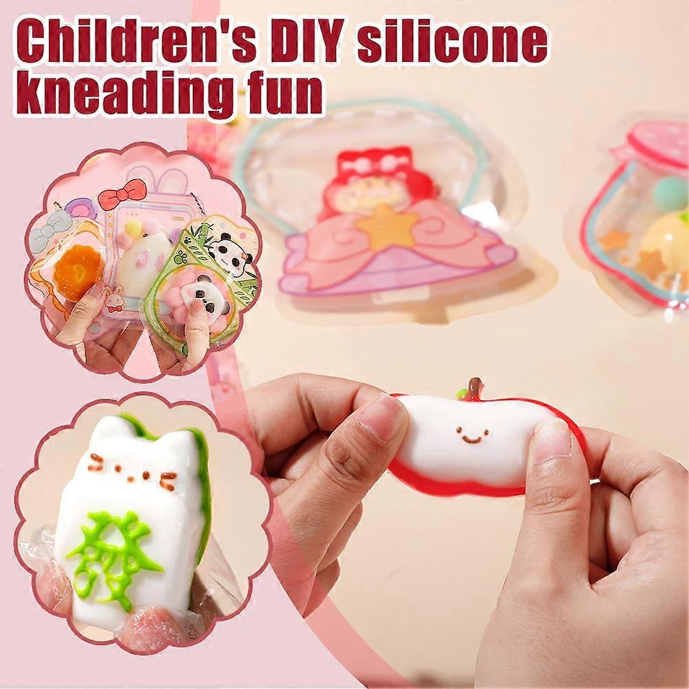 DIY Squeeze Toys Kits,Make Your Own Squishies,Animal Mini Squishies Toys