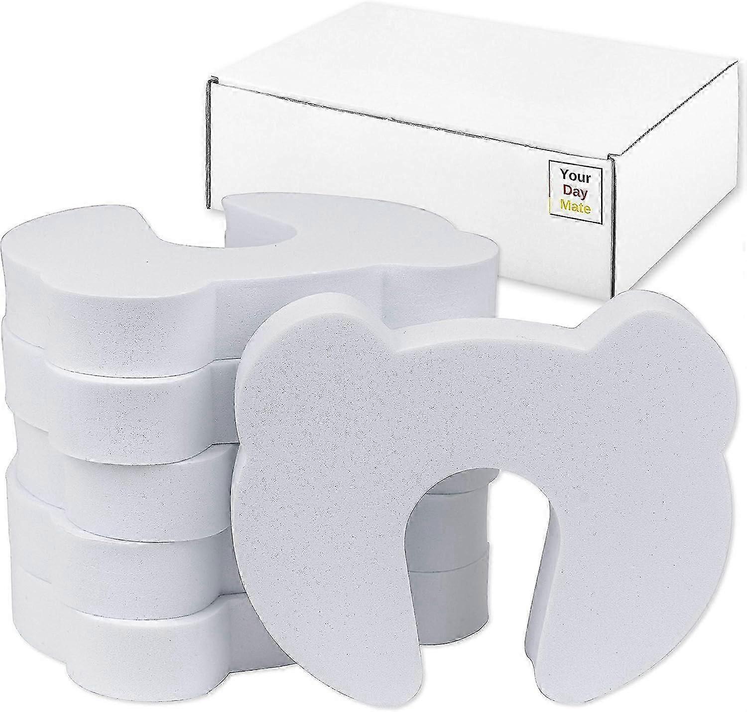 Protetores de dedo de espuma, 6 pacote, para bloquear portas de 1-2 polegadas, impede que as portas batam