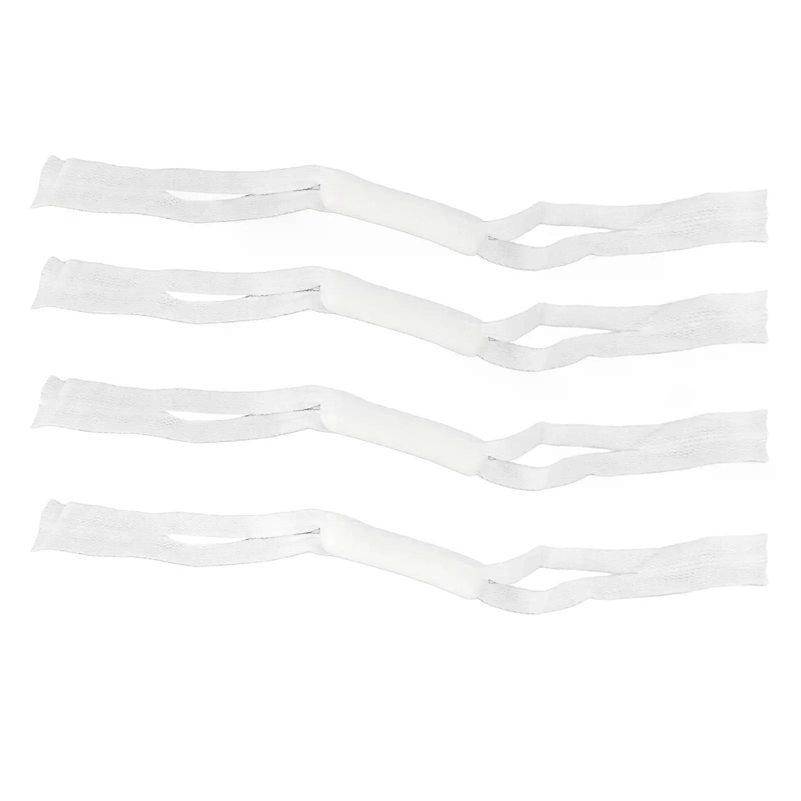 4pcs External Nasal Bandage Stretchable Waterproof Nose Surgery Elastic Bandage with Mesh Lugs Nose Bandage