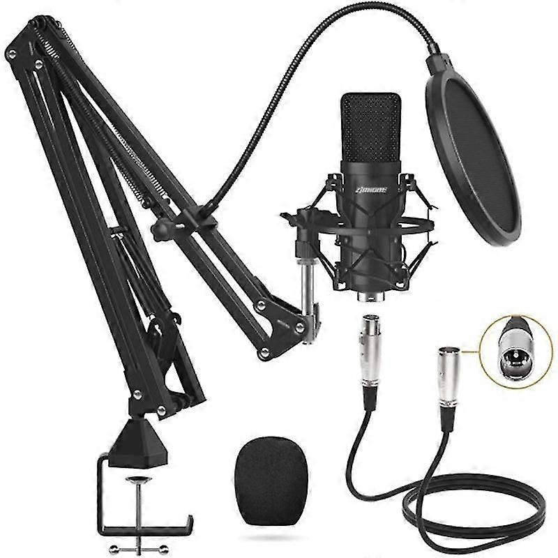 XLR Shockproof Cantilever Bracket Studio Microphone Live Equipment Kit
