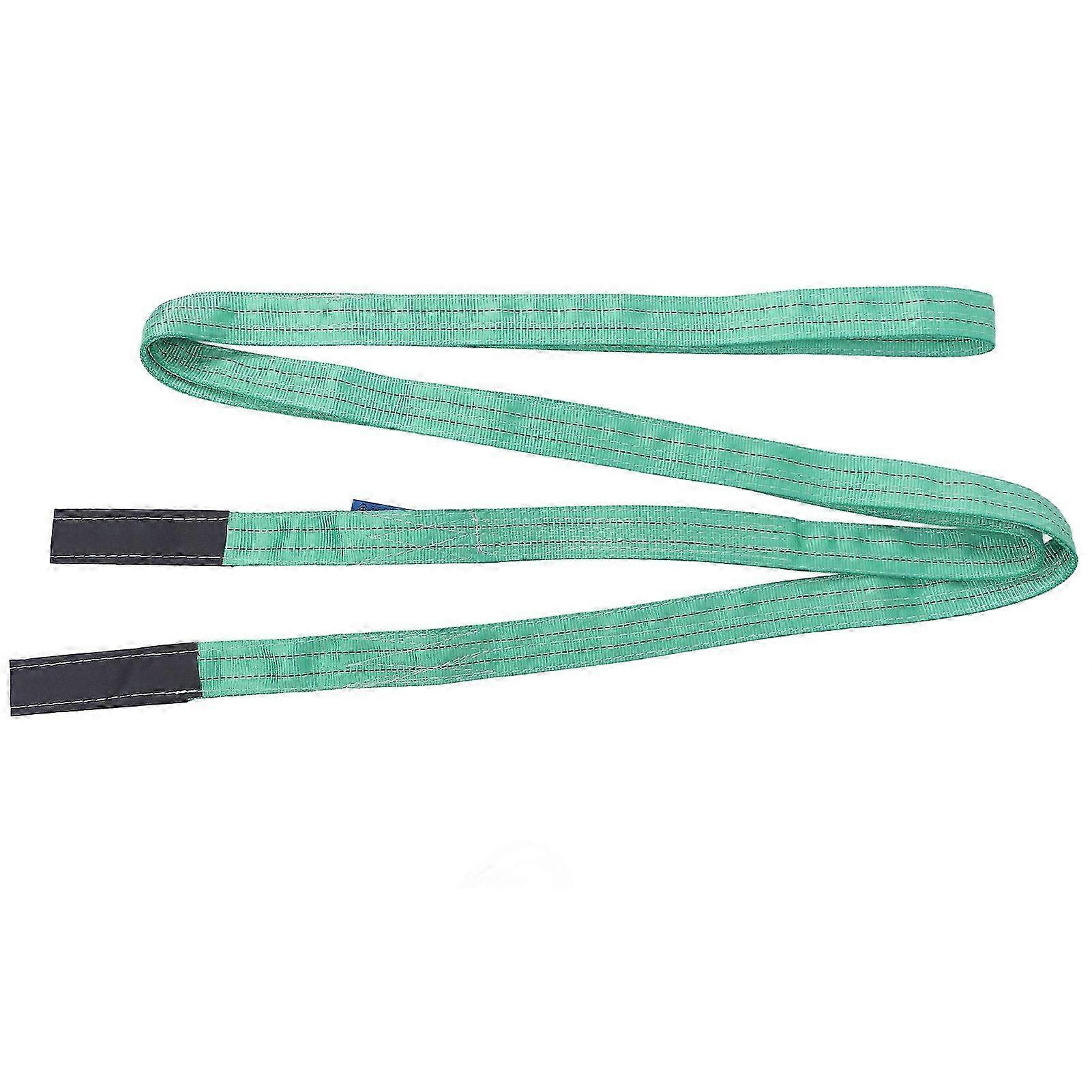 Lift Sling Strap 6M 2T Load Bearing Reinforced Loop Polyester High Strength Rigging Lifting Strap for Crane Hoist
