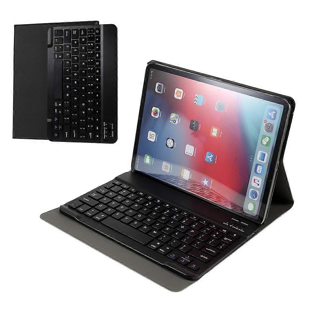 Wireless Bluetooth-compatible Keyboard Leather Stand Case Compatible with iPad Pro 11-inch (2020) / 
