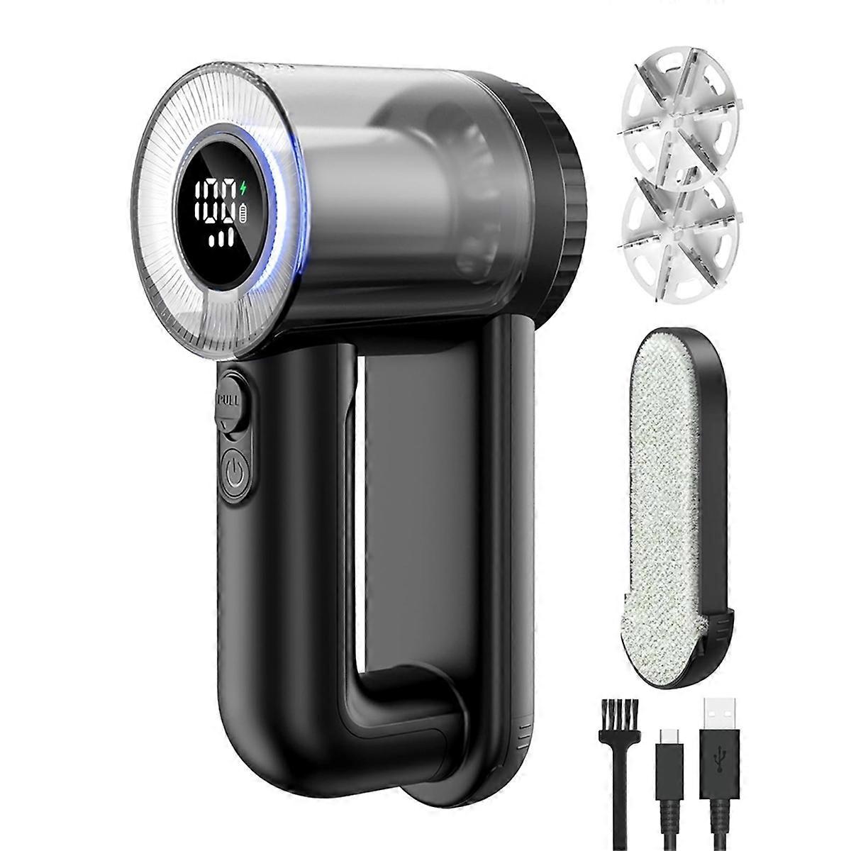 Home Portable Fabric Shaver, Electric Epilator, Digital Display Fabric Sweater Shaver for Hair and P