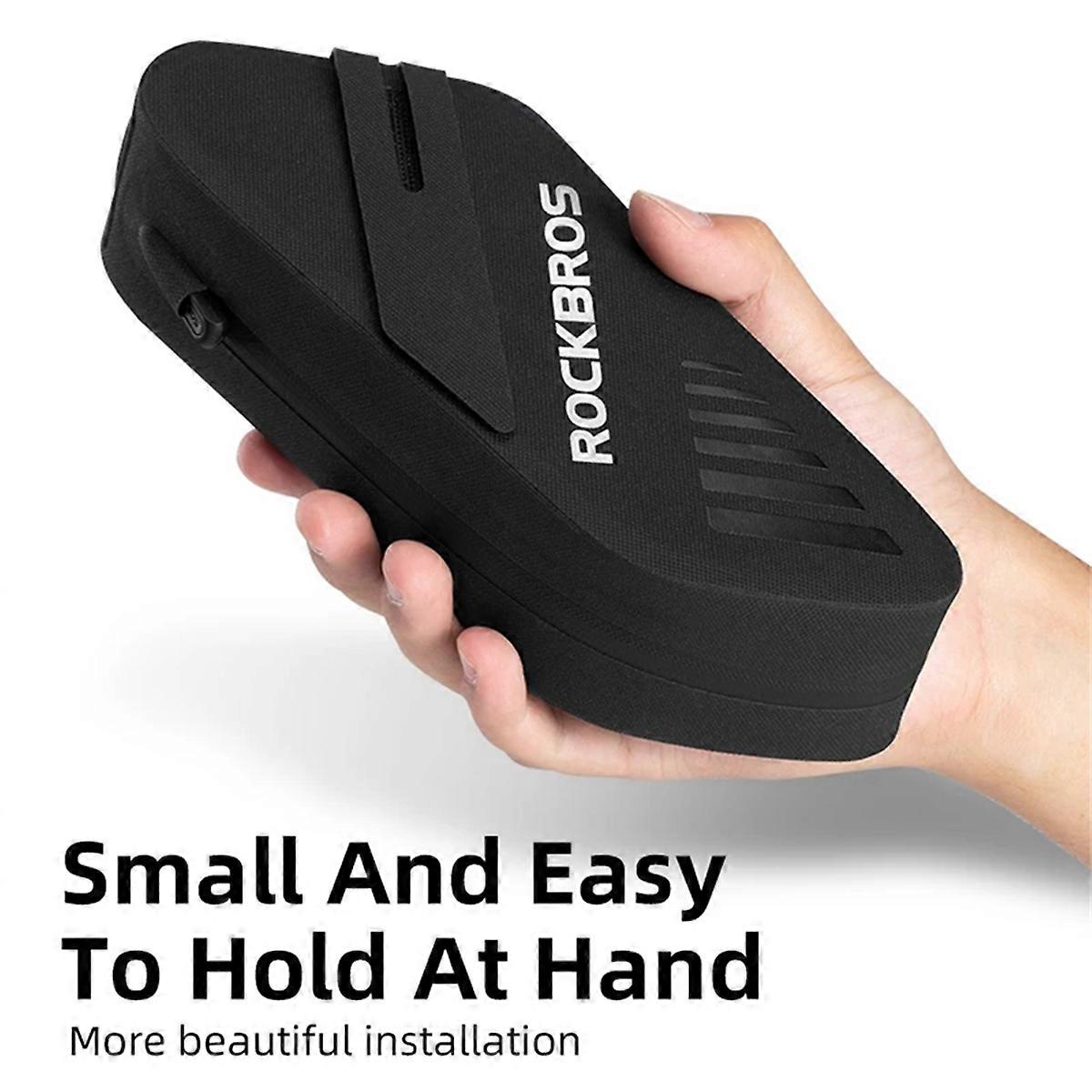 0.6L Bike Saddle Bag Waterproof Tail Bag with Tail Light