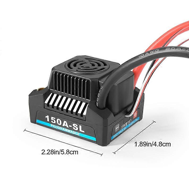 150A Brushless Senseless Speed Controller Electronic Speed Controller(ESC) for Car for 1/8 RC Car Pa