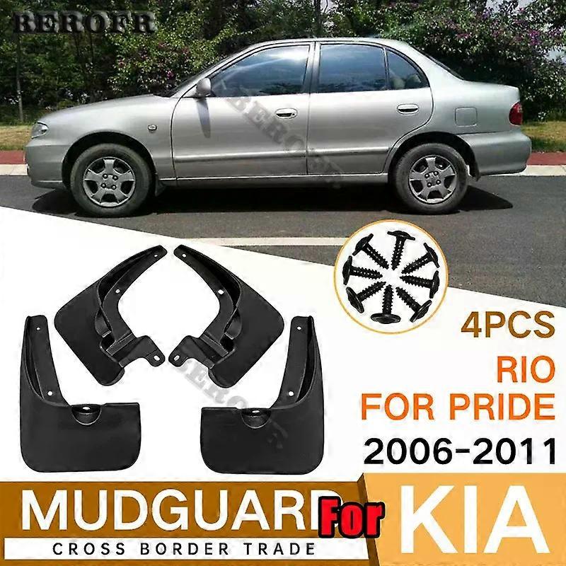 Compatible Car Mud Flaps For Kia Rio K2 X-LINE 2006-2014 2017-2020 Sedan Mudflaps Splash Guards Mud Flap Mudguards Fender 2007 2008 2009