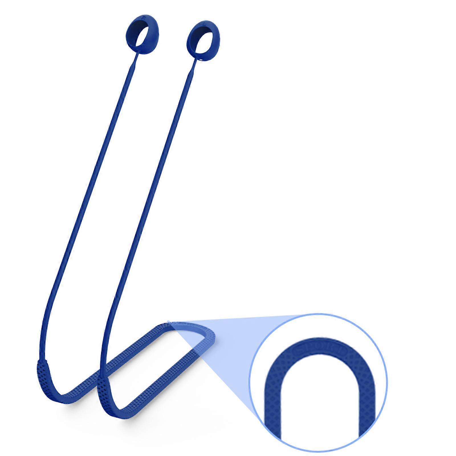 Soft Strap Cord Anti-Lost Sport String Skin-Friendly Silicone Neck Around Earphone Lanyard Compatible for JBLTune 115TWS  White