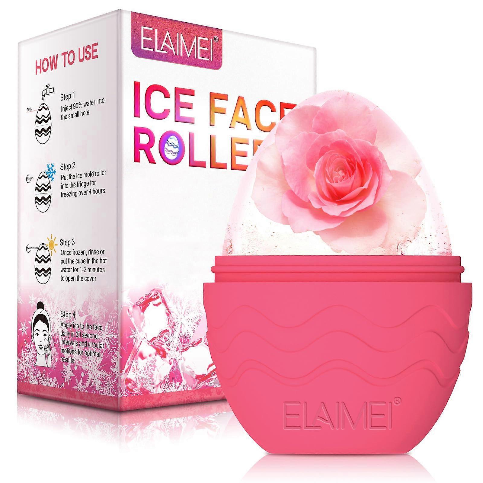 Silicone Reusable Gua Sha Ice Roller for Face and Eye Puffiness Reliever