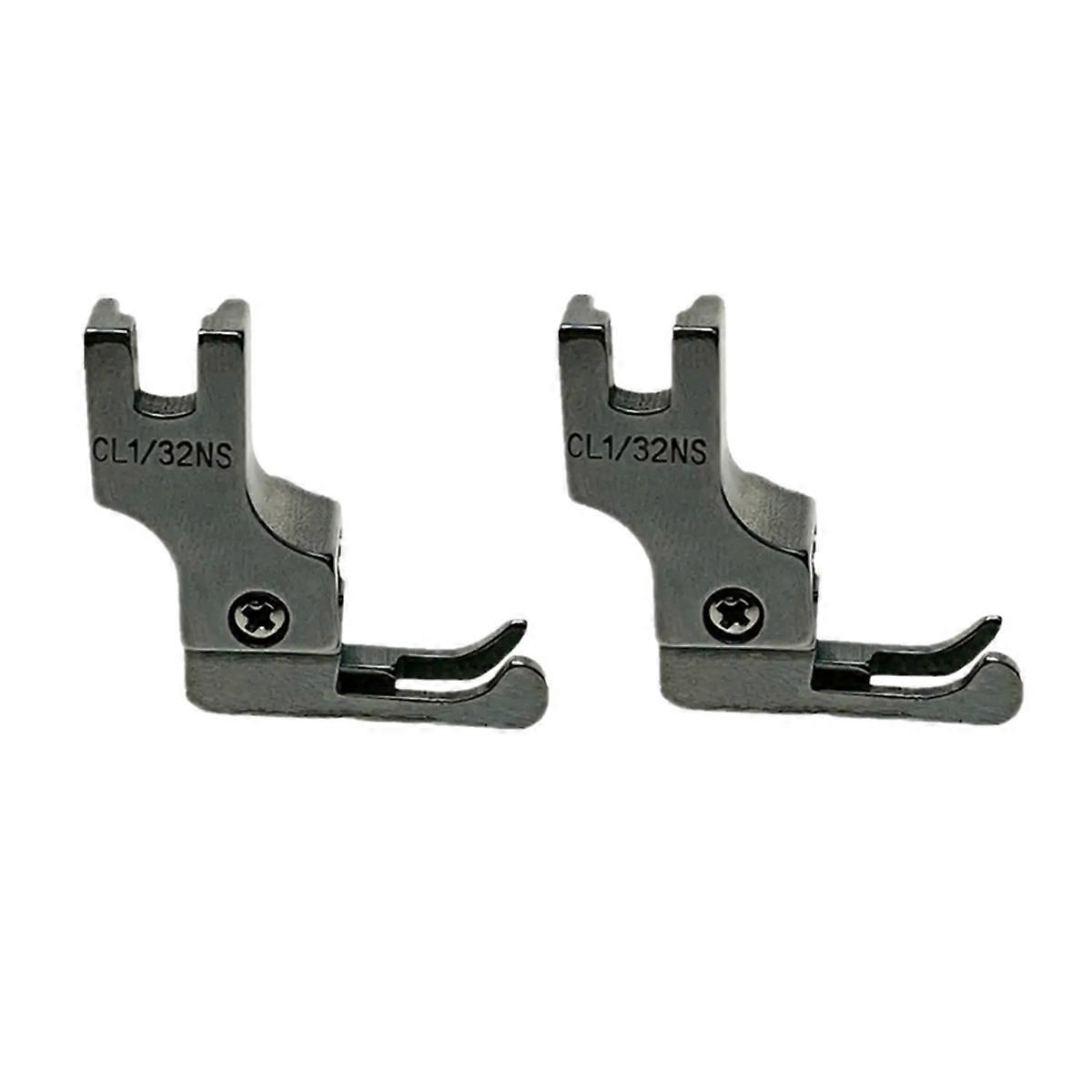 2Pcs Narrow Guide Lockstitch Sewing Machine Feet,CL1 / 32NS(0.1)