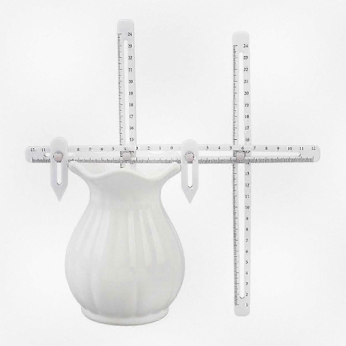 Pottery Measuring Set for Height and Width, Clay Dimension Gauge Tools for Ceramic Crafting