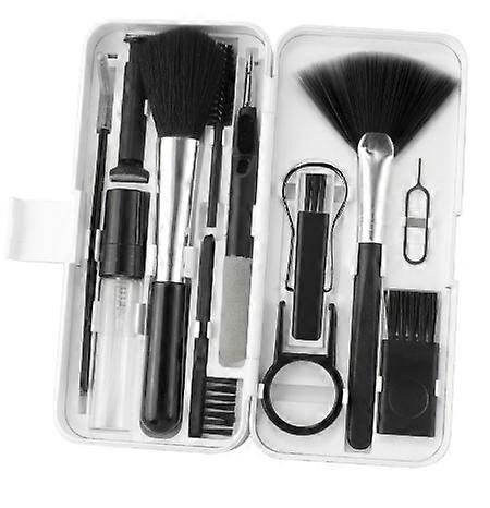 Multi-function black 18-in-1 cleaning kit (including cleaning liquid)
