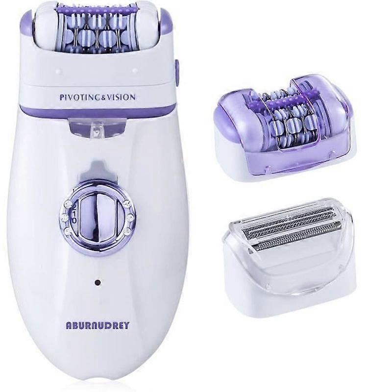 Electric epilator for women - AUDBURN - 2 in 1 - 2 speeds - Accessories included