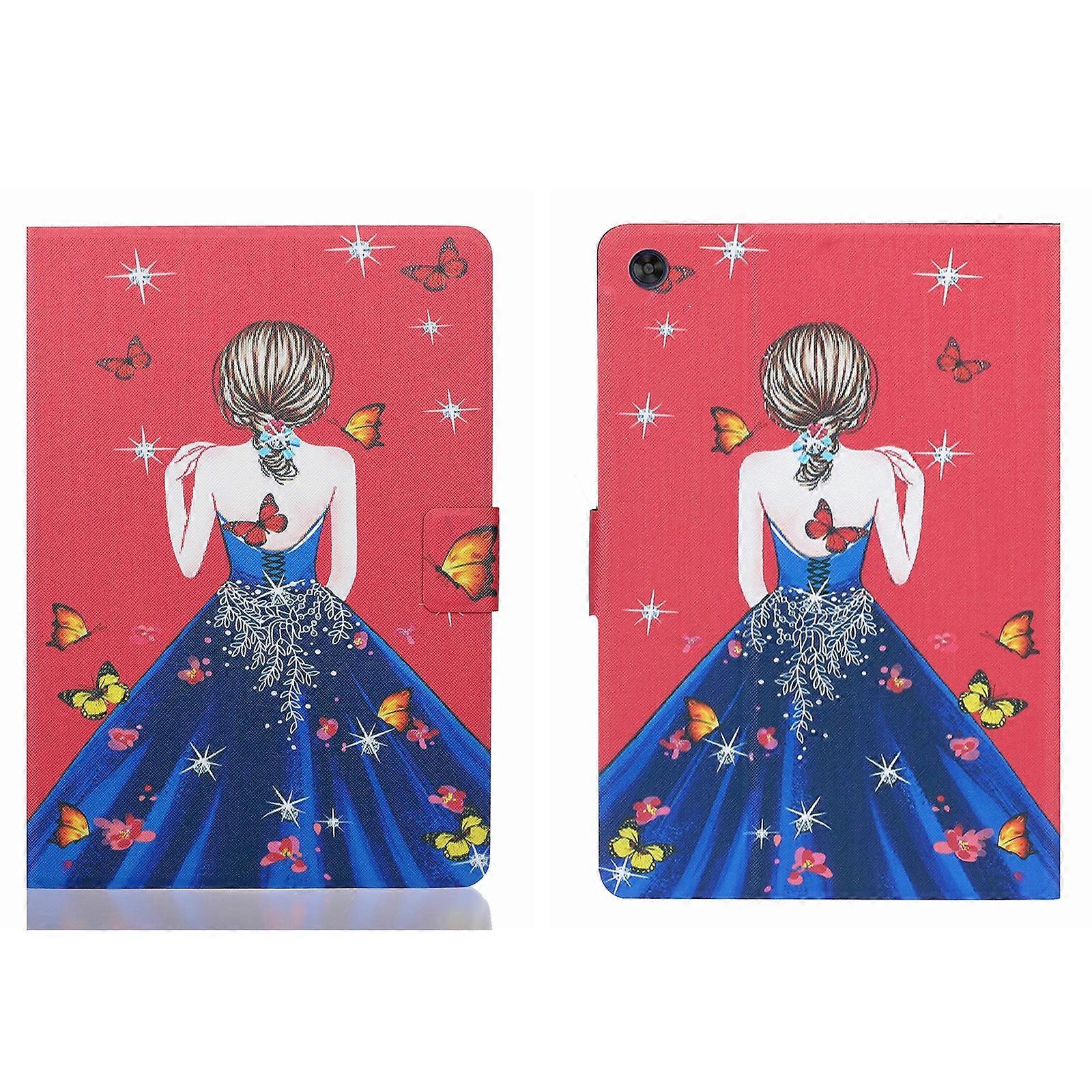 Voltage Coloured Drawing Smart PU Tablet Case with Sleep / Wake-up Function