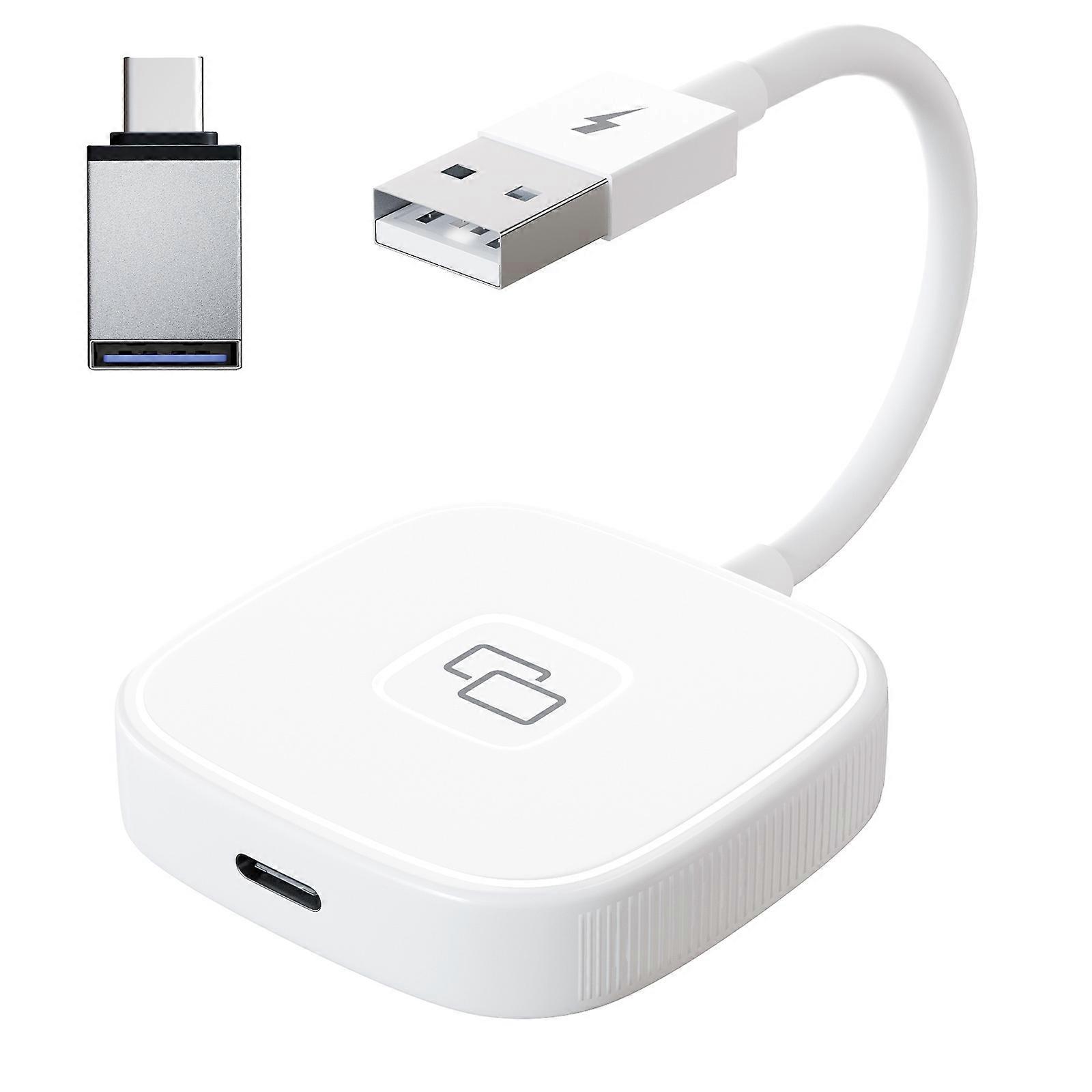 THT-020-7 USB + USB-C / Type-C Carplay Mirror Adapter for iPhone