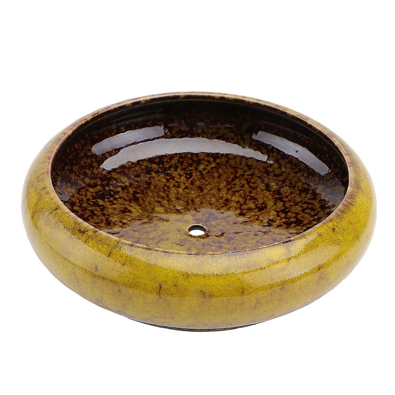 1Pc Hydroponic Ceramic Flower Pot Creative Succulent Daffodil Gardening Pot