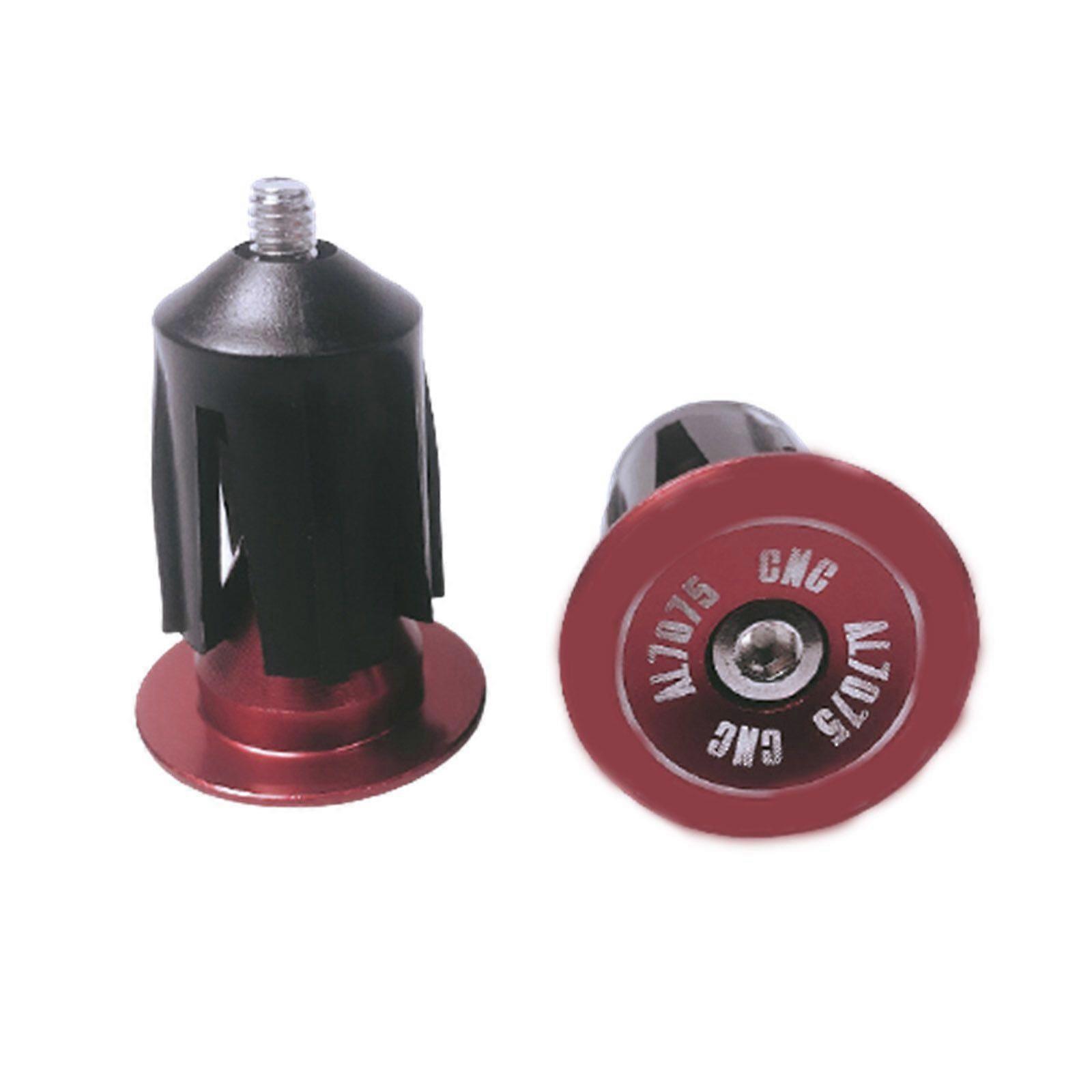 Durable Aluminum Alloy Color Bike Handlebar Plugs Handlebar End Caps for Most Bikes