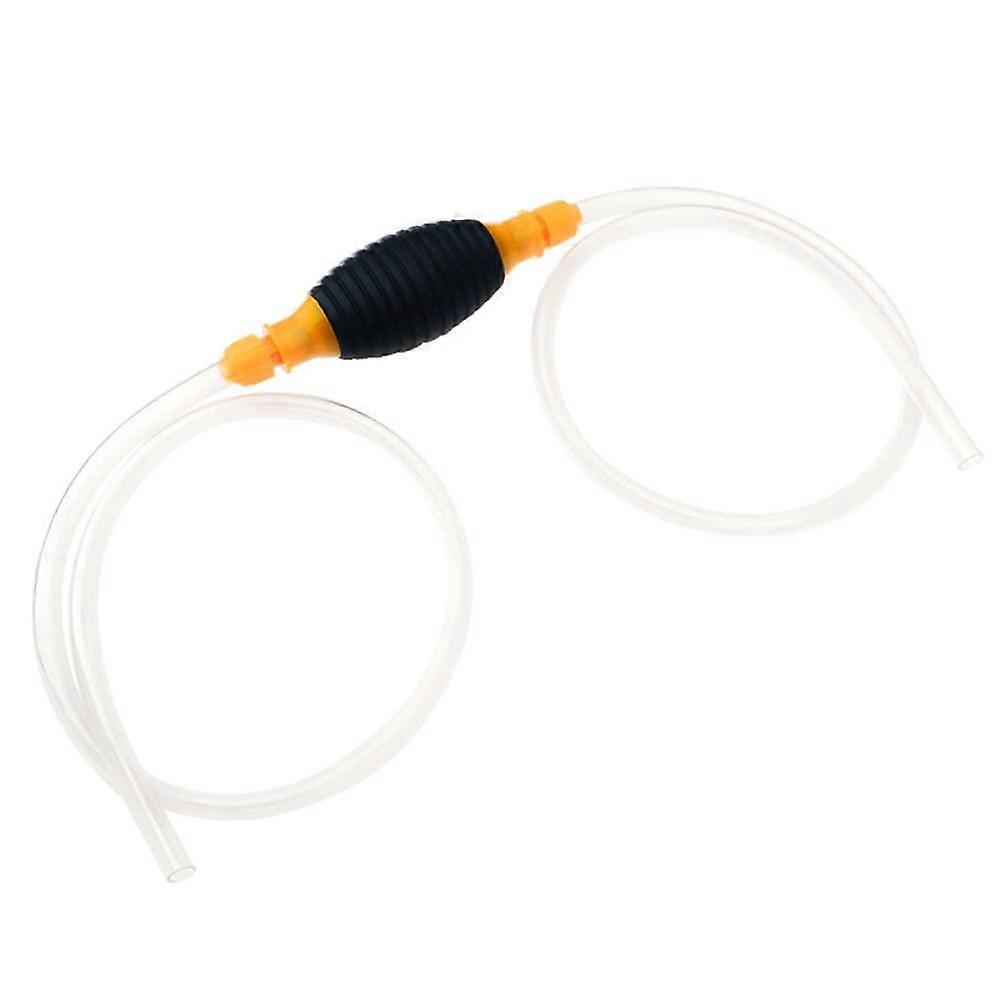Fuel Transfer Siphon Pump - Manual Liquid Transfer Hand Pump with 100Cm to 400Cm Hose for Gasoline and Other Fluids