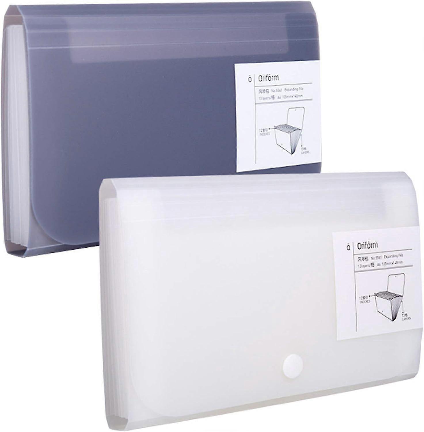 A6 Expanding File Sorting Folder Document Folder A6 Accordion Folder Compartments Plastic File Folder Sorting Folder Organiser File Folder with 13 Poc