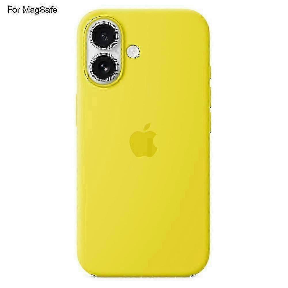 For Iphone 16 Case Compatible With Magsafe Liquid Silicone Phone Back Cover [induction Popover]