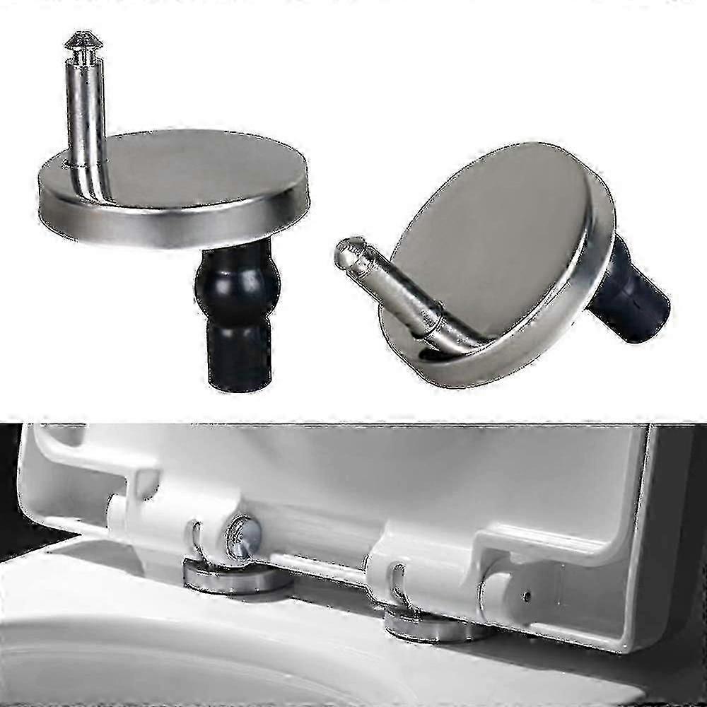 1 Pereche de balamale scaun de toaletă, WC Seat Hinge Fixings, WC Seat Fixing Part Top Fixing Universal Fixing Bolt expansiune șurub de expansiune Capac Cataramă