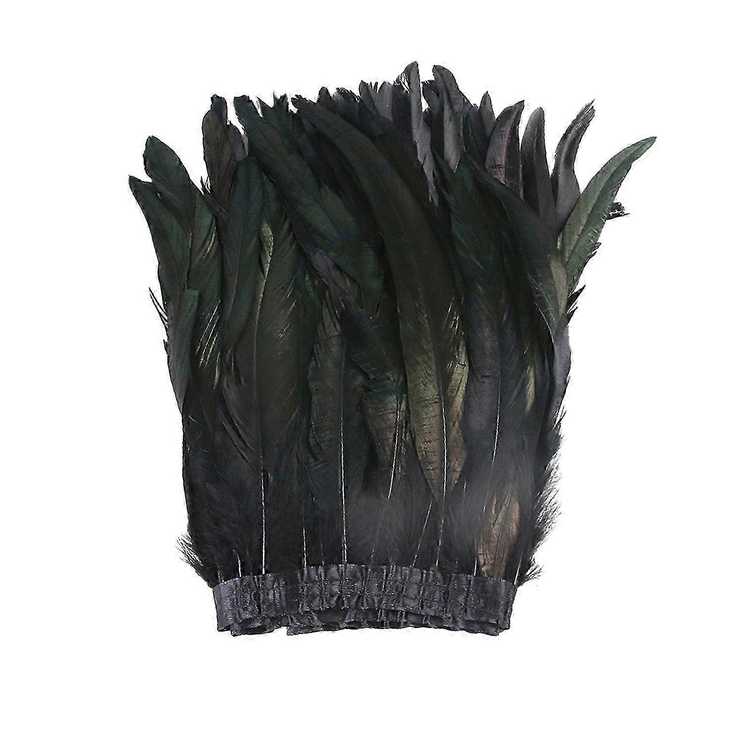 25-30CM Feather Shawl Shoulder Wrap Cape Soft Adjustable Retro Gothic Collar Cosplay Party Stage