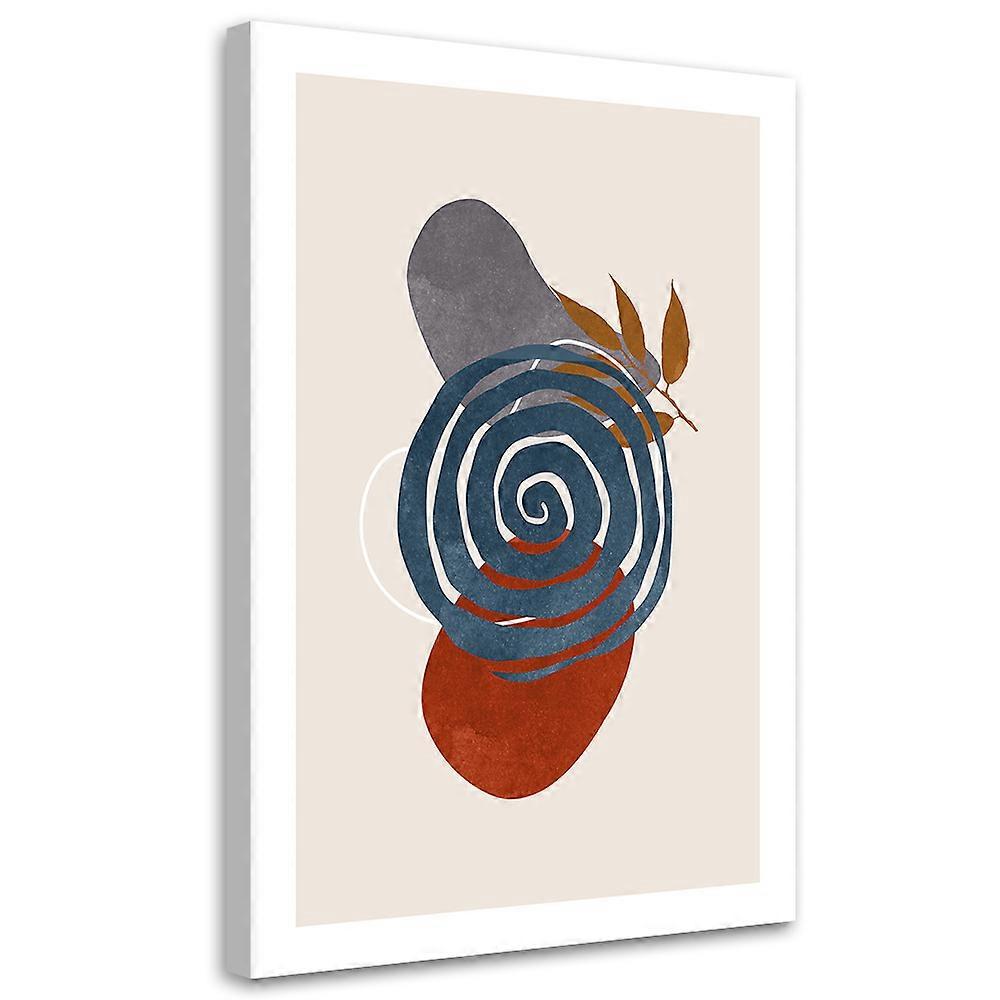 Lienzo, Círculos geométricos y formas boho - 80x120