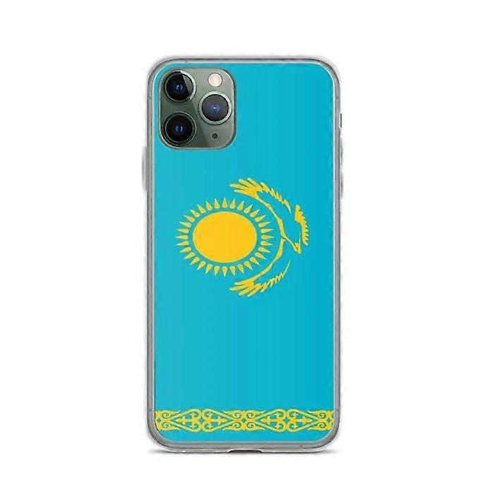 iPhone Case - Kazakhstan - Flag - Flexible - Multicolored - Compatible with iPhone 11 Pro