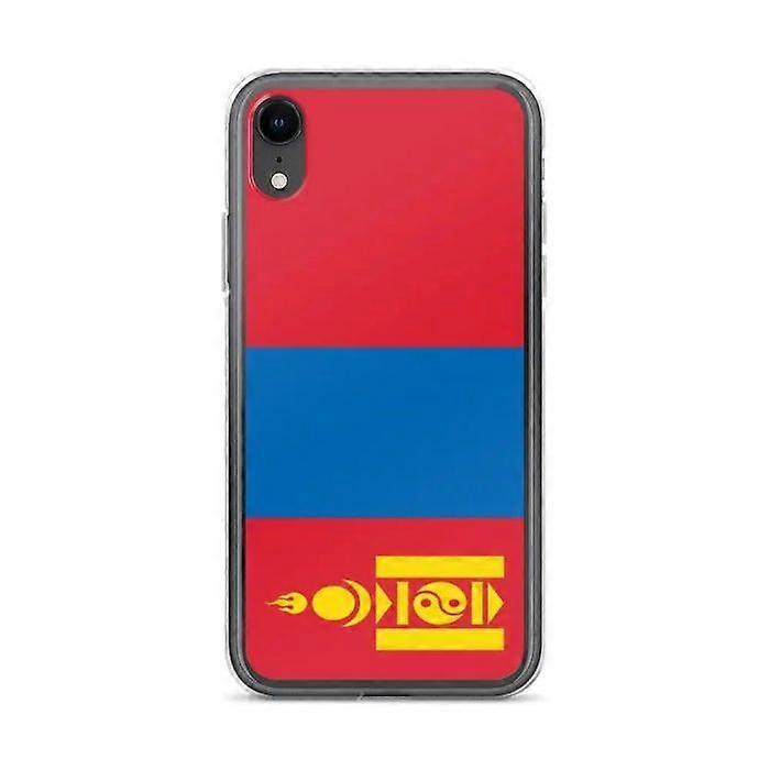 iPhone Case - Mongolia Flag - iPhone XR - Soft Silicone - Lightweight Design - Maximum Protection