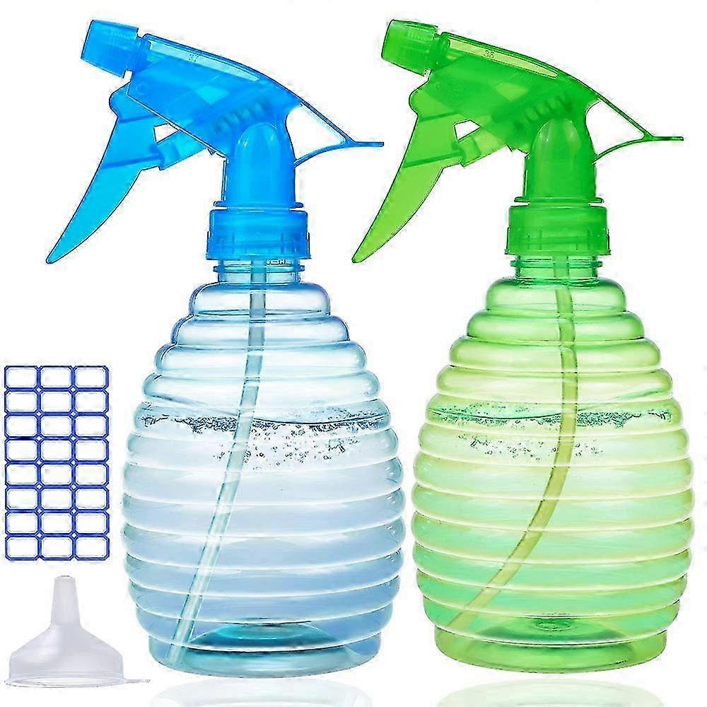 Spray Bottles (2Pack) - Adjustable- BPA Free - Spray Bottle For Plants