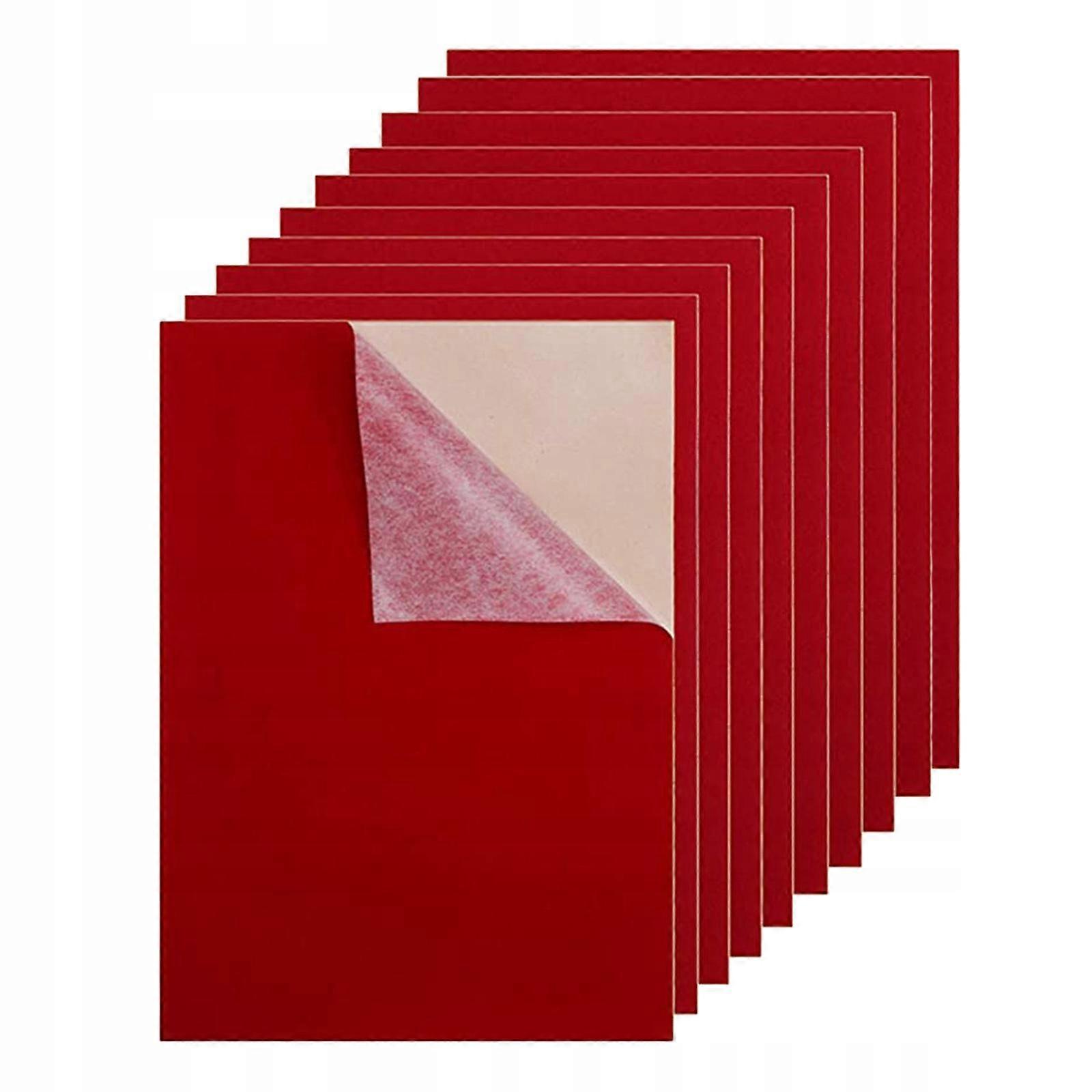 Fabric Acrylic 0 G/m² Width 24 Cm Red