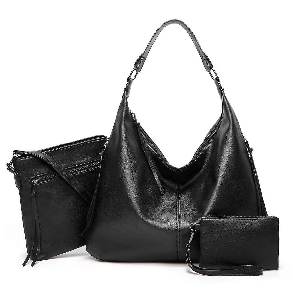 Handbags for Women Large Faux Leather Designer Hobo Bucket Purse with Adjustable Strap and Multiple Pockets
